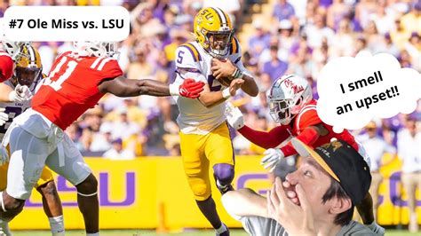 7 Ole Miss Vs Lsu Reaction Week 8 Youtube