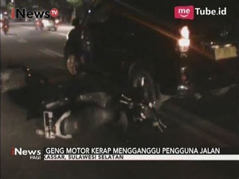 Hindari Sergapan Polisi Anggota Geng Motor Nekat Lawan Arus Hingga