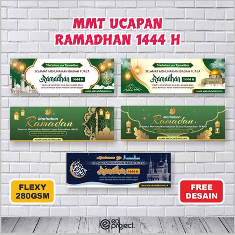 Jual Cetak Mmt Banner Spanduk Backdrop Marhaban Ramadhan Ucapan