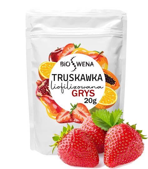 Truskawka Liofilizowana Grys Owoce Truskawki G Allegro Pl