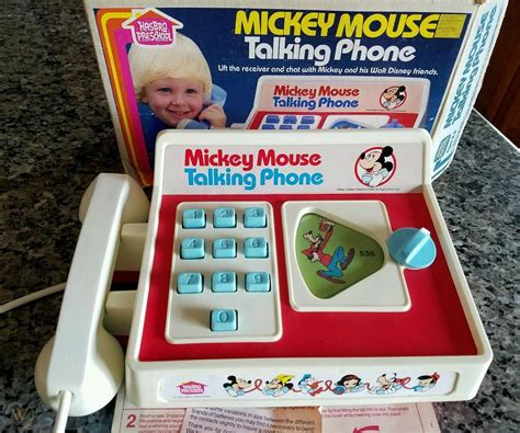 Mickey Mouse Talking Phone (1984) : r/nostalgia