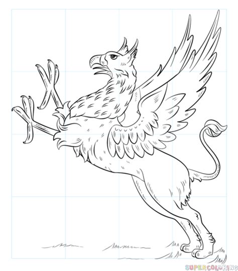 How to draw a griffin | Step by step Drawing tutorials