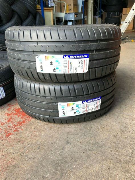 2X New 225 40 18 MICHELIN PILOT SPORT 4 92Y XL 225 40R18 2254018 2