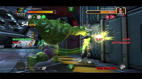 Hulk Immortal Vs Winter Soldier 82 Hits Rol Mcoc Youtube