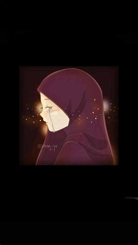 pin oleh nurlita  anime muslimah elit gambar seni ilustrasi seni