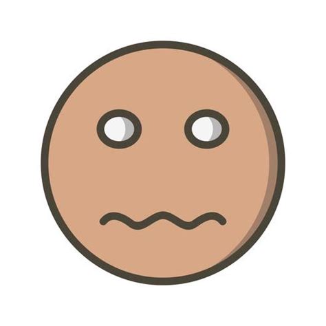 Nervous Emoji Vector Icon 379560 Vector Art at Vecteezy