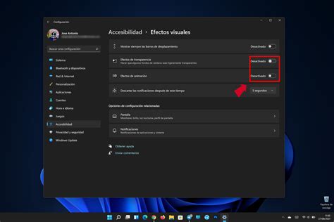 Cómo Desactivar Las Animaciones Y Las Transparencias De Windows 11 Para Ahorrar En Ram Y Recursos