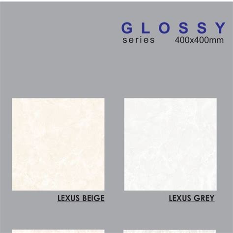 Jual KERAMIK GLOSSY MOTIF MARMER LEXUS BEIGE DAN GREY UKURAN 40X40 BY