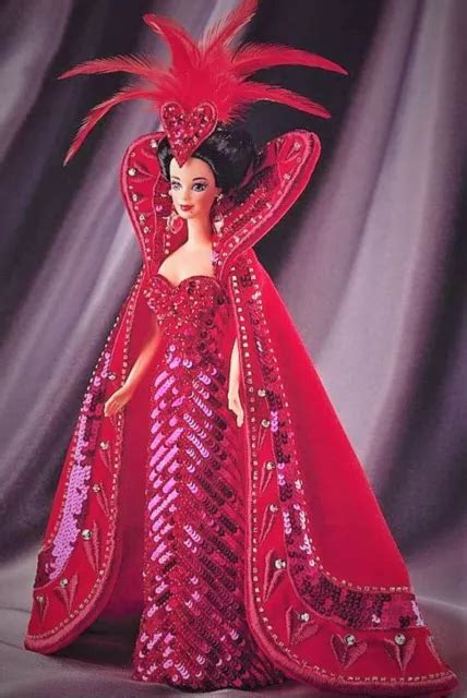 Reine De Coeurs Bob Mackie Poup E Barbie Mattel Eur