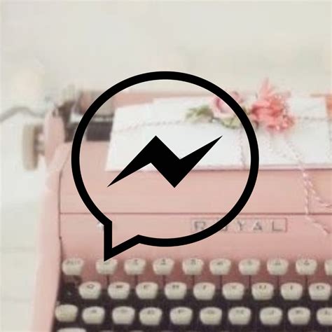 Messenger icon pink Aesthetic | Pink aesthetic, App icon, Pink