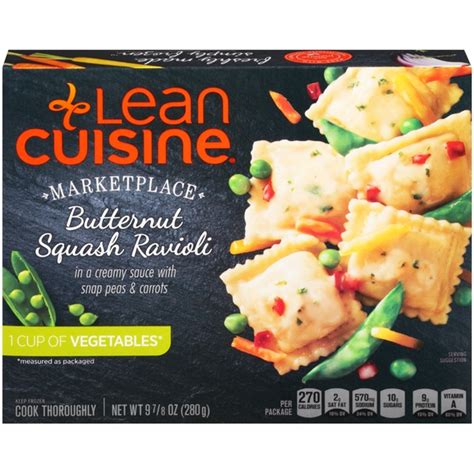 Lean Cuisine Marketplace Butternut Squash Ravioli In A Creamy Sauce