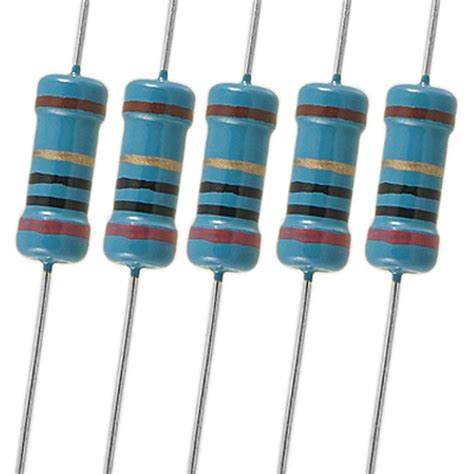 Pcs W Ohm Metal Film Resistors Watt R Amazon In