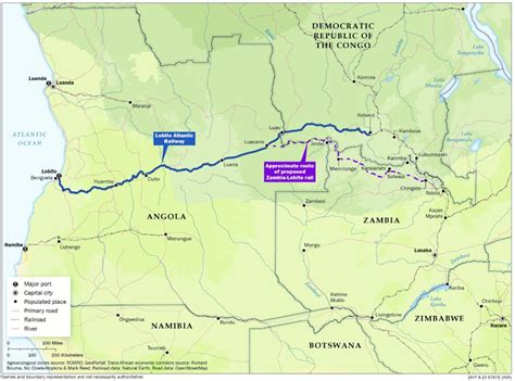 Lobito Corridor Railway Line Linking Zambia The DRC And Angola