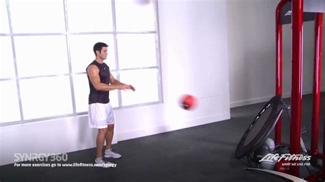 Medicine Ball Standing Overhead Throw Position Youtube