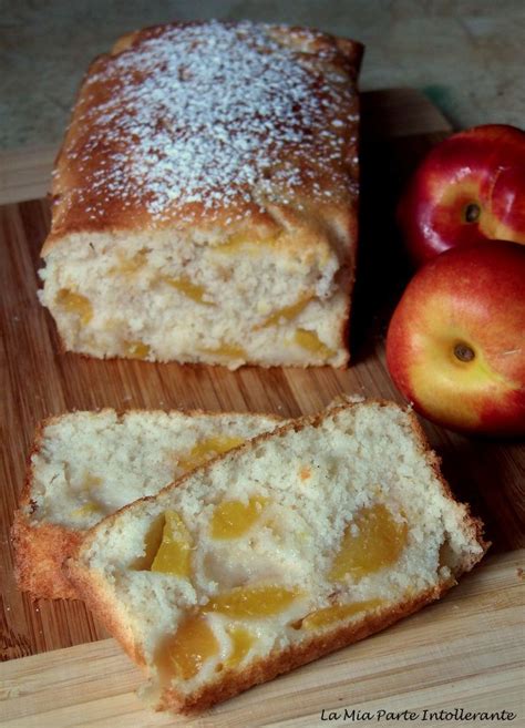 Soffice E Leggero Plumcake Alle Pesche Senza Glutine Con Soli Albumi E