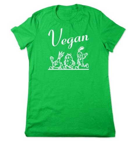 Vegan T Shirt Funny Tshirt Vegetarian T Shirt By Thegeekytavern