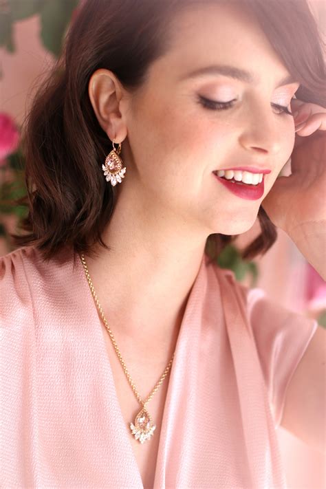 Ivory Rose Gold Necklace Cream Rose Gold Necklace Cream | Etsy