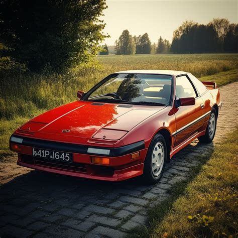 Red Toyota Mr2 By Wldyart On Deviantart