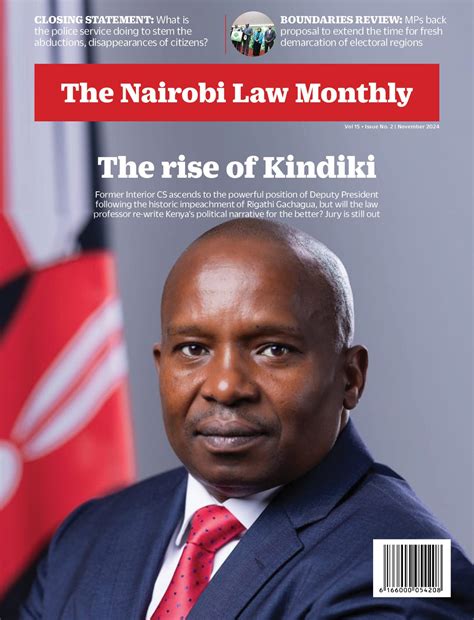 Nairobi Law Monthly: Kenya's boldest legal magazine