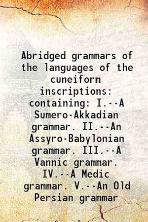 akkadian grammar - Iberlibro