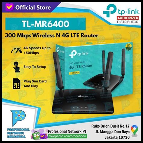 Jual Tp Link Tl Mr6400 300mbps Wireless N 4g Lte Router Shopee Indonesia