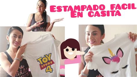 Estampados DIY facil y rápido en casa YouTube