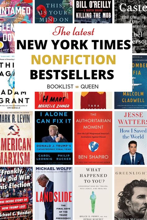 New York Times Nonfiction Best Sellers | Best non fiction books ...