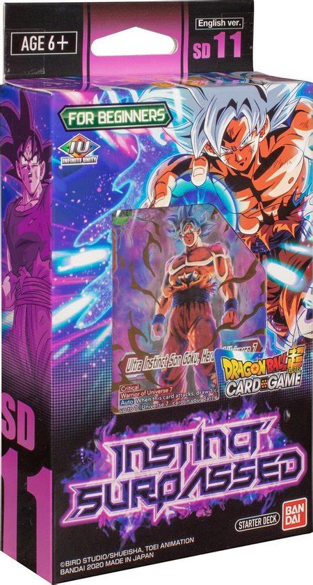 Dragon Ball Super TCG Starter Deck Instinct Surpassed SD11 Voor