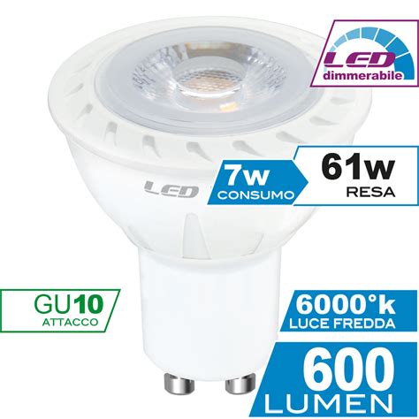 Dicroica Dimmerabile W Gu Luce Fredda Ecoman Italia