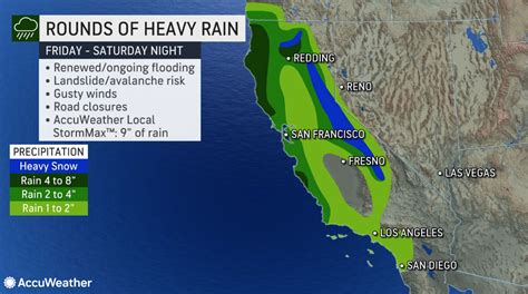 California Rain Map