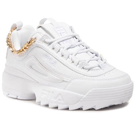 Sneakers Fila Disruptor Chain Wmn 1011240 94T Weiß eschuhe de