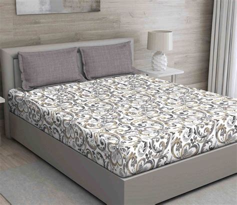 Queen Size Bedsheet - Queen Size Fitted Bedsheet Online upto 70% OFF