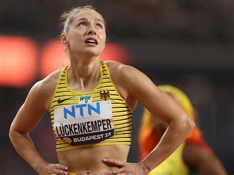 Leichtathletik WM 2023 Gina Lückenkemper scheitert im 100 m Halbfinale