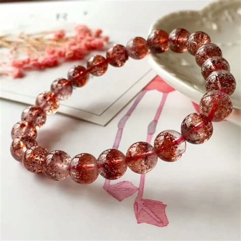 Lepidocite Pulsera El Stica De Cristal Para Hombre Y Mujer Brazalete