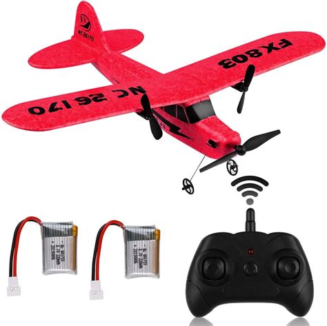 Makerstack RC Airplane FX 803 RTF RC Plane 2 4GHz 2CH Built In 6 Axis