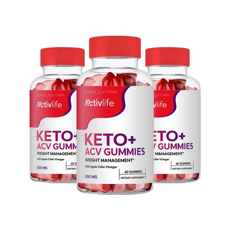 3 Pack Activlife Keto Acv Gummies Activlife Keto Apple Cider Vinegar Gummies