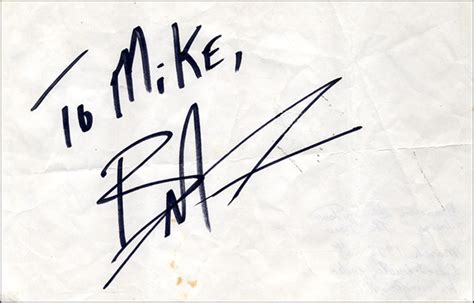 Brandon Lee Autograph Examples