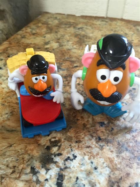 Mr Potato Head Fast Food Toy Retro Cake Toppers Burger Etsy Toy