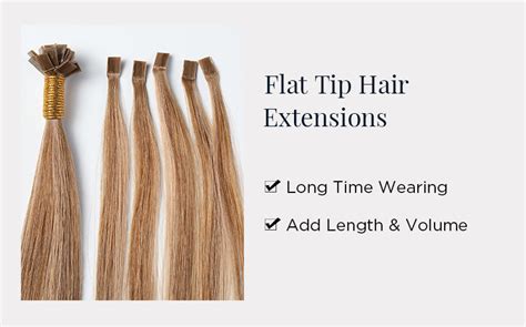 Flat Tip Hair Extensions • Flat Tip Virgin Real Human Hair Extensions Lilyhair®