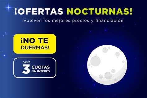 Ofertas Nocturnas Importantes Descuentos Familia Bercomat