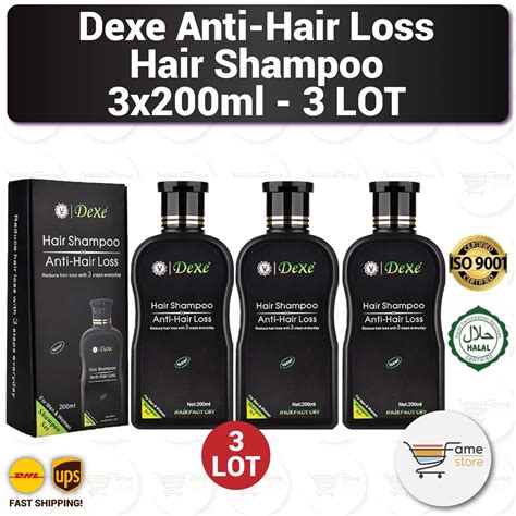 Dexe Anti Hair Loss Shampoo X Ml Reduce Hair Loss With Steps