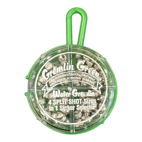 Water Gremlin Split Shot Sinkers – Three Rivers Tackle
