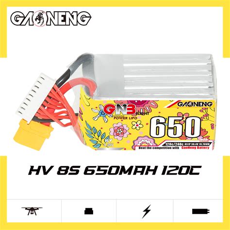 Gaoneng Gnb 650mah 30 4v 8s 120c Xt60 Rc Lipo Battery Graphene