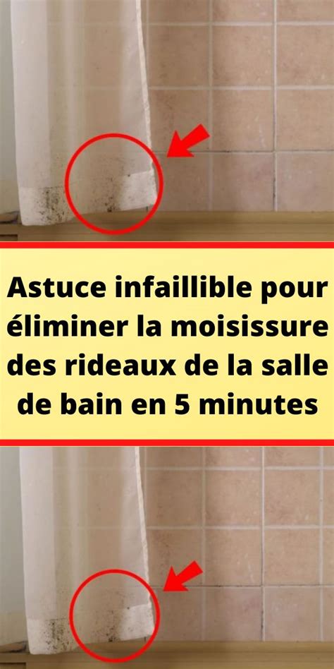 Astuce Infaillible Pour Liminer La Moisissure Des Rideaux De La Salle