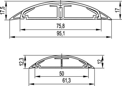 Канал напольный CSP F 75x17 серый 01332 - Купить напольный канал 75x17 ...