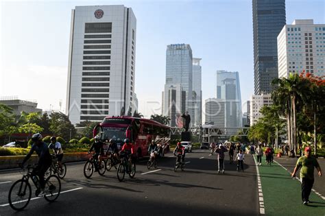 Peniadaan HBKB jelang malam Tahun Baru 2024 di Jakarta | ANTARA Foto