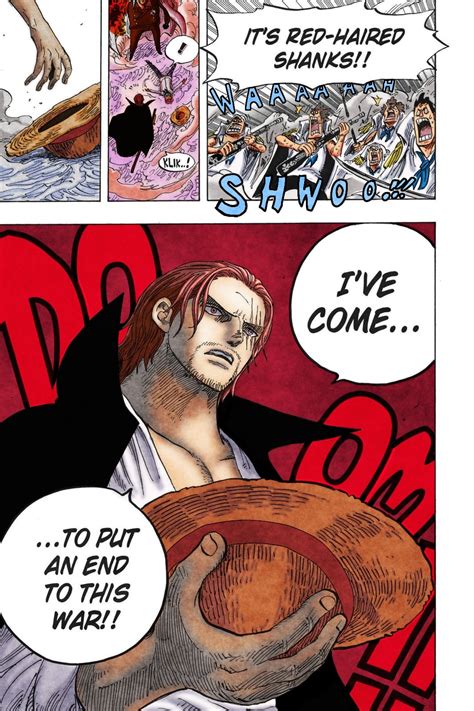 I color one of my favorites panels. : r/OnePiece