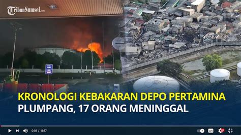 Kronologi Kebakaran Hebat Depo Pertamina Plumpang Warga Sempat Dengar