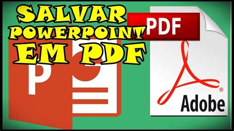 Como Salvar Arquivo PowerPoint Apresentação PowerPoint Em Arquivo PDF