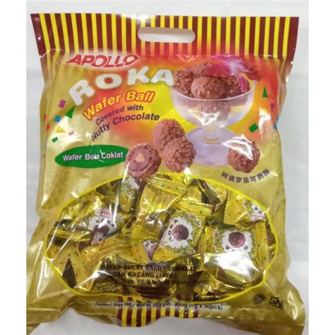 Jual Roka Apollo Wafer Ball Coklat Shopee Indonesia